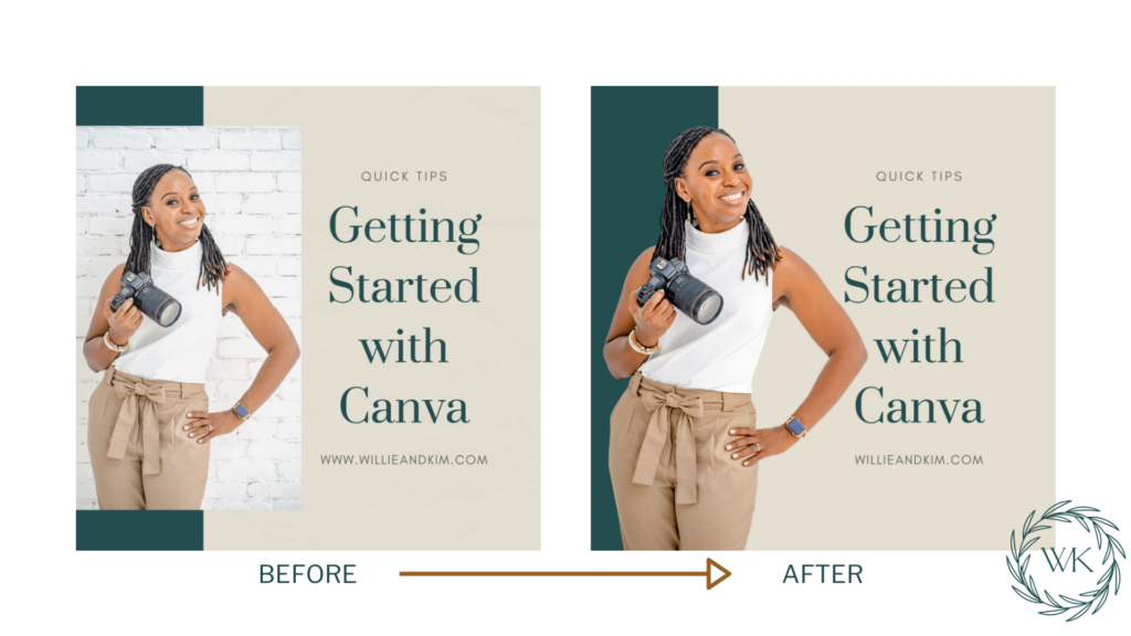 getting started with canva background remover